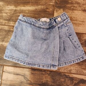 Zara Denim Skort 3t-4t